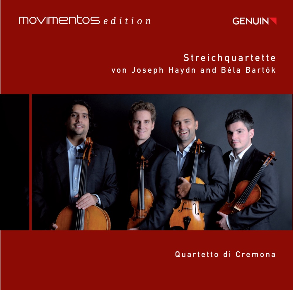 Обложка альбома «Haydn and Bartók: String Quartets (Movimentos Edition)» — Quartetto di Cremona