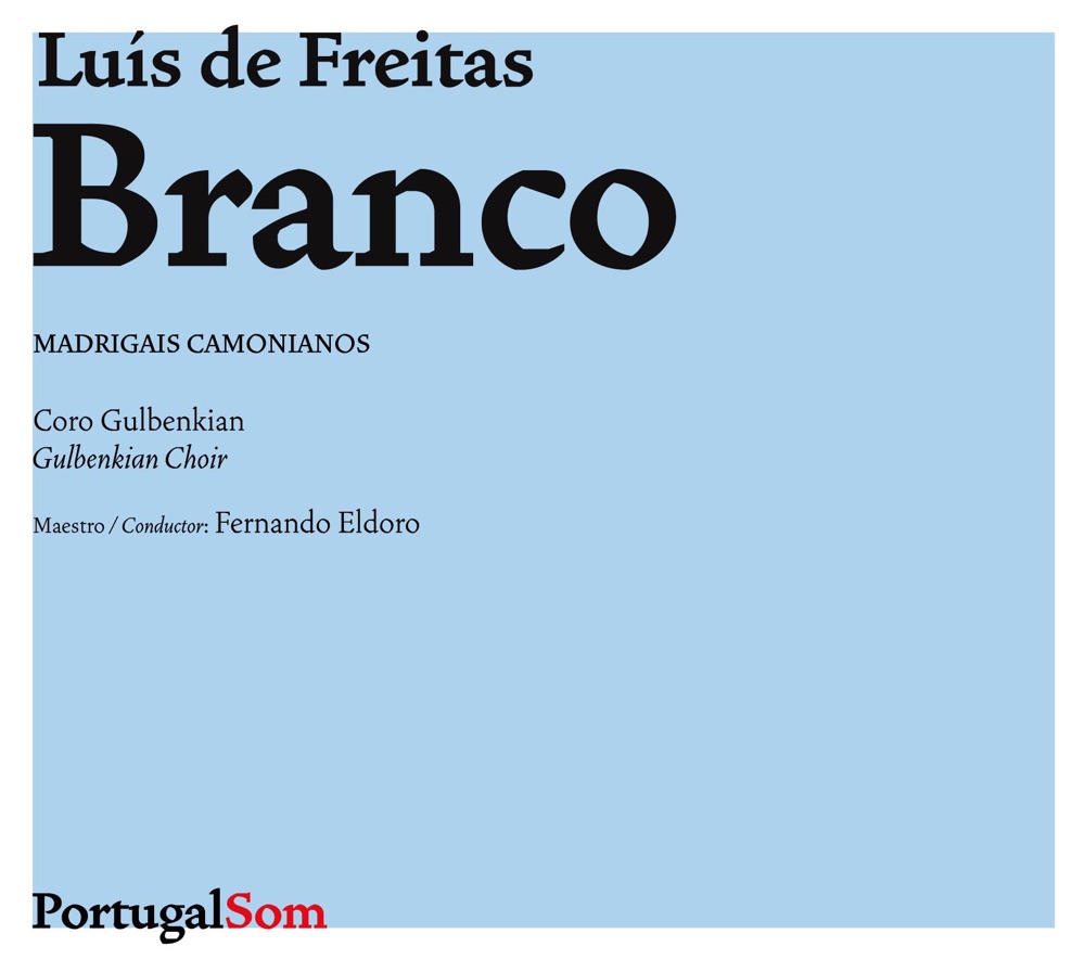 Обложка альбома «Madrigais Camonianos» — Luís de Freitas Branco, Gulbenkian Choir & Fernando Eldoro
