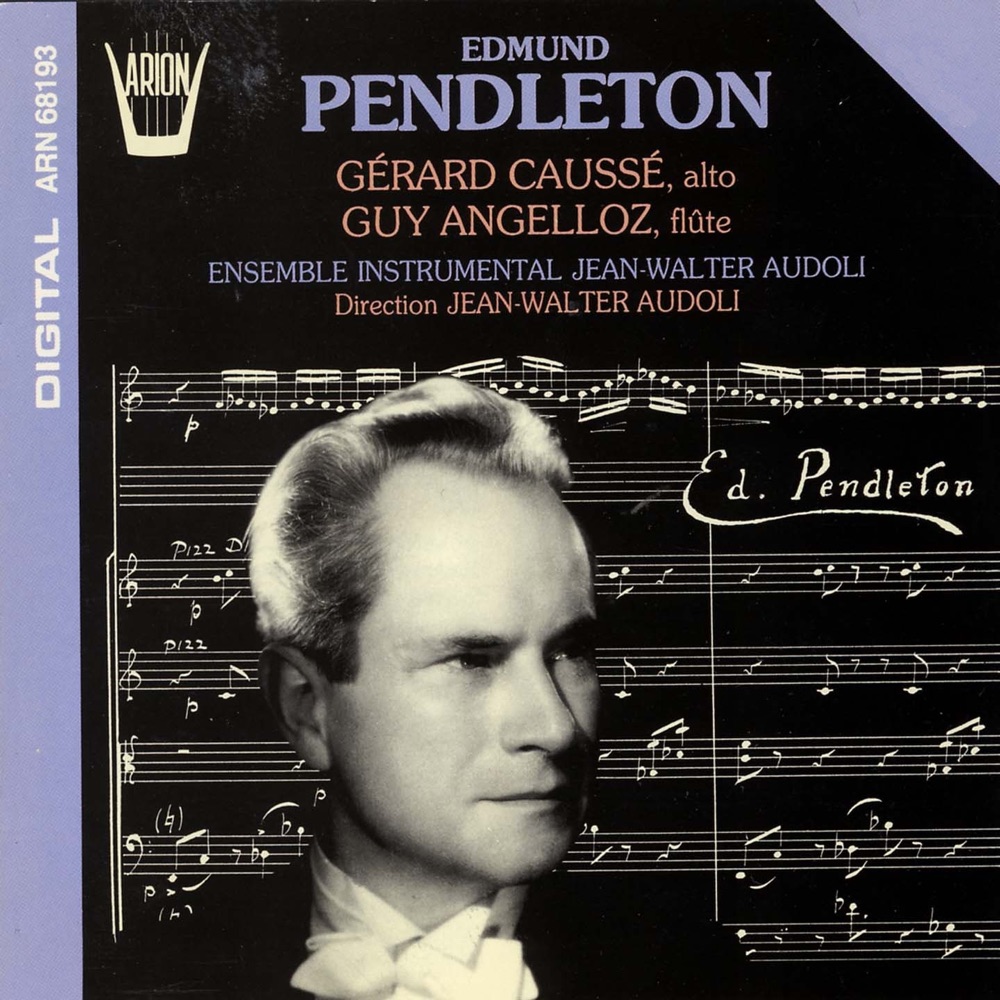 Обложка альбома «Edmund Pendleton» — Ensemble Instrumental Jean-Walter Audoli, Gérard Caussé & Guy Angelloz