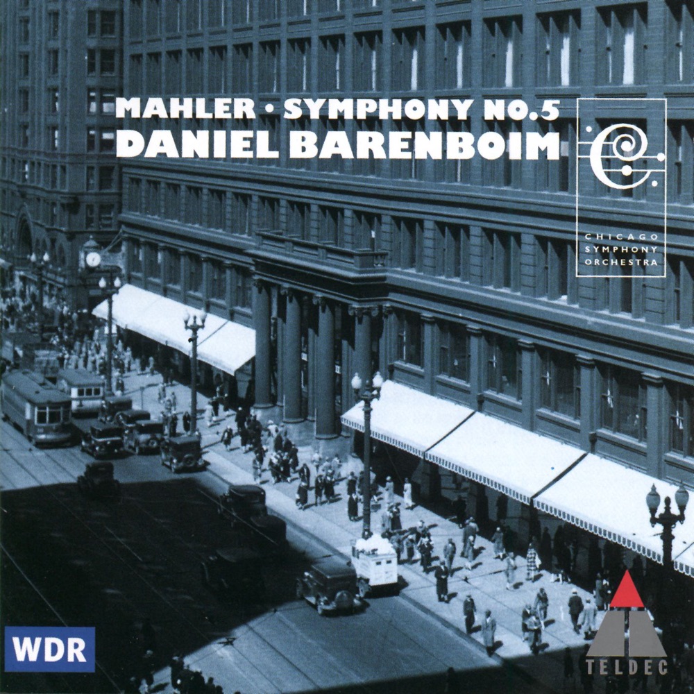 Обложка альбома «Mahler: Symphony No. 5» — Chicago Symphony Orchestra & Daniel Barenboim