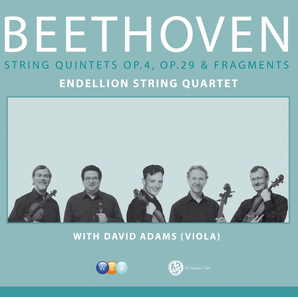 Обложка альбома «Beethoven: Complete String Quintets» — David Adams & Endellion String Quartet