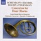Conzertstuck for four horns, Op. 86: I. Lebhaft - American Horn Quartet lyrics