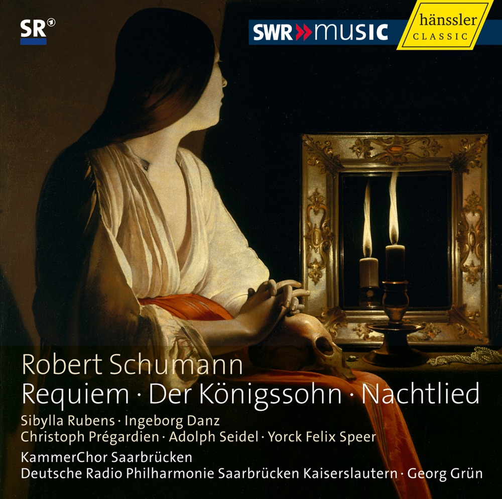 Обложка альбома «R. Schumann: Requiem, Der Königssohn & Nachtlied» — KammerChor Saarbrücken, Deutsche Radio Philharmonie Saarbrücken Kaiserslautern & Georg Grün