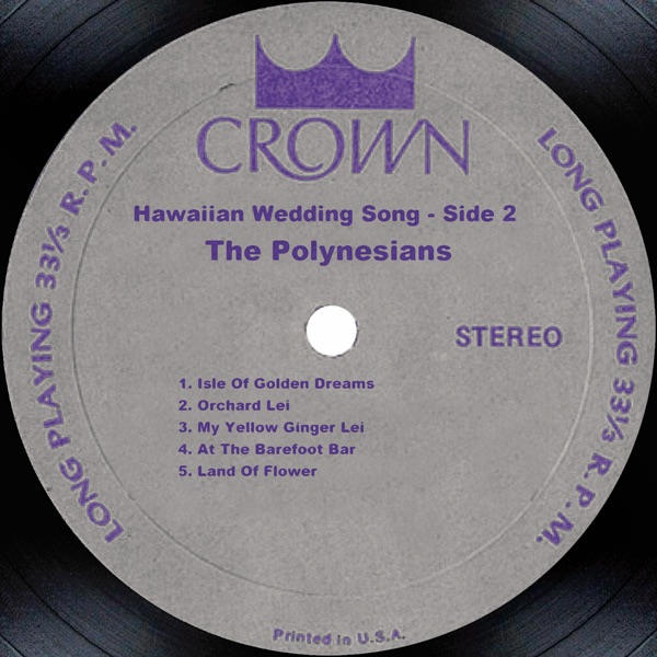 Hawaiian Wedding Song, Side 2 - EP