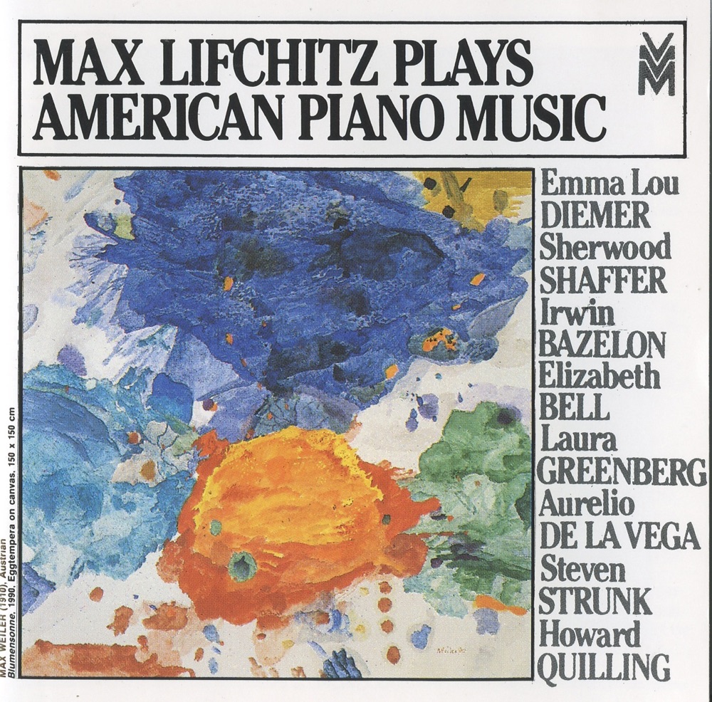 Обложка альбома «Max Lifchitz Plays American Piano Music» — Max Lifchitz