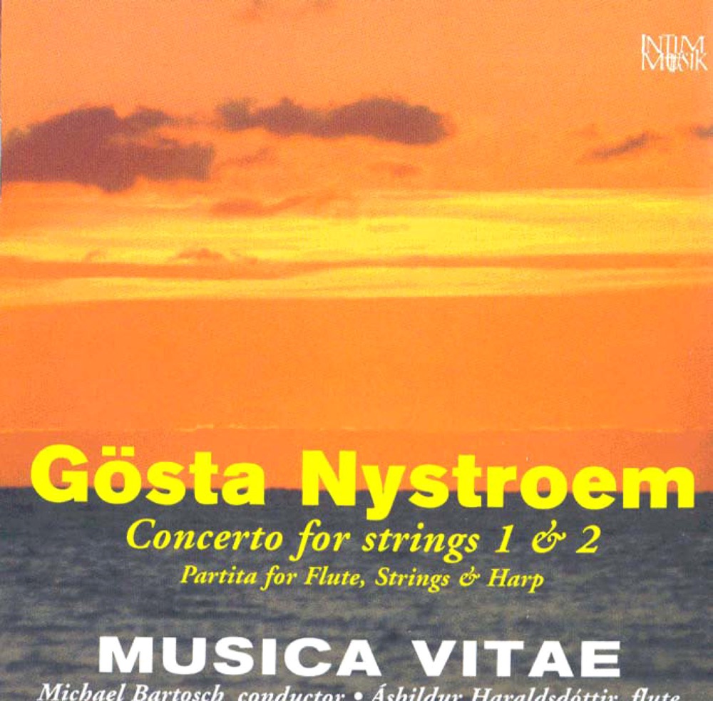 Обложка альбома «Nystroem: Concerto for Strings Nos. 1 & 2» — Michael Bartosch, Musica Vitae Chamber Orchestra, Clara Heineman & Áshildur Haraldsdóttir