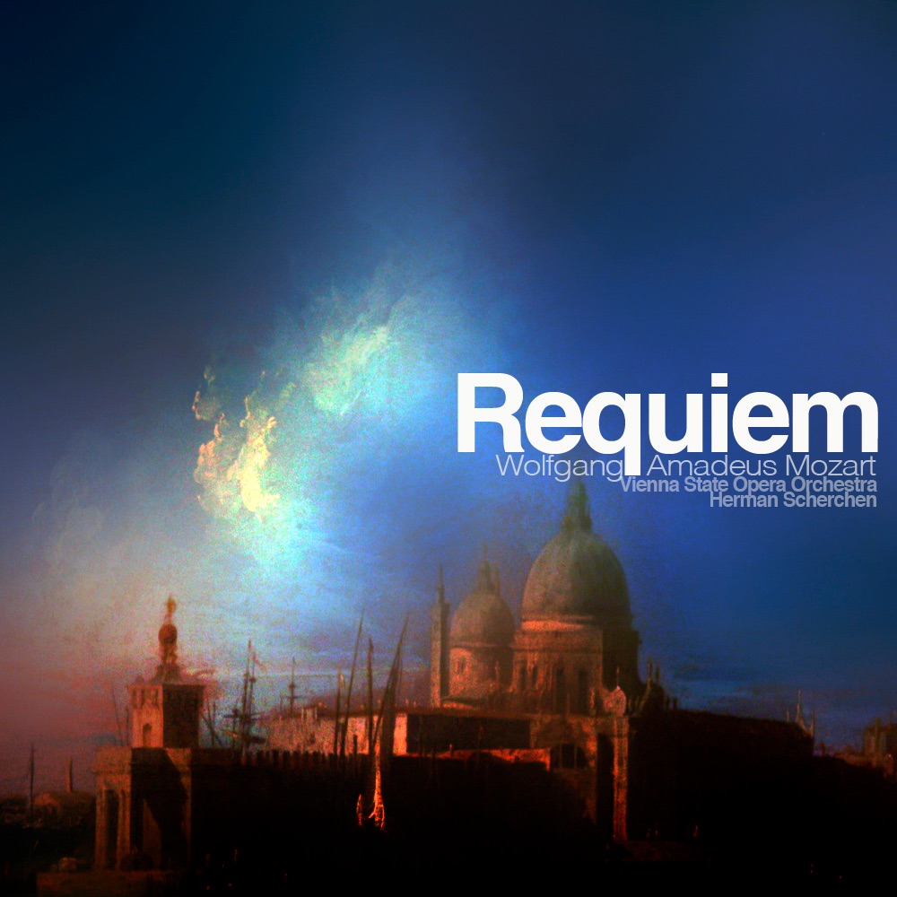 Обложка альбома «Mozart: Requiem (Deluxe Edition)» — Orchestra of the Vienna State Opera, Hermann Scherchen, Vienna Academy Chorus, René Leibowitz, Sena Jurinac, Lucretia West, Hans Loeffler & Frederick Guthrie