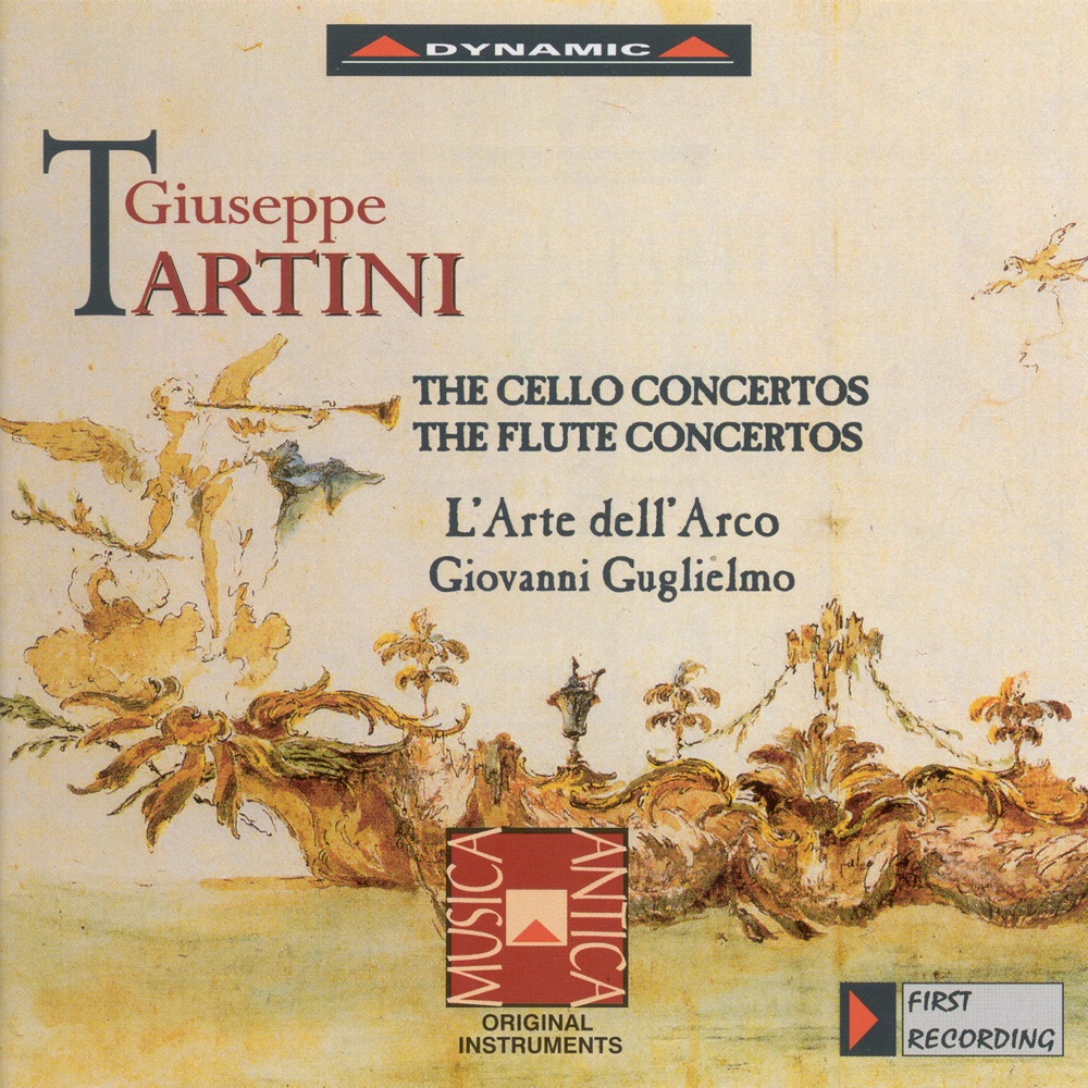 Обложка альбома «Tartini: Cello Concertos, Flute Concertos» — L' Arte dell'Arco, Pietro Bosna, Giovanni Guglielmo & Mario Folena