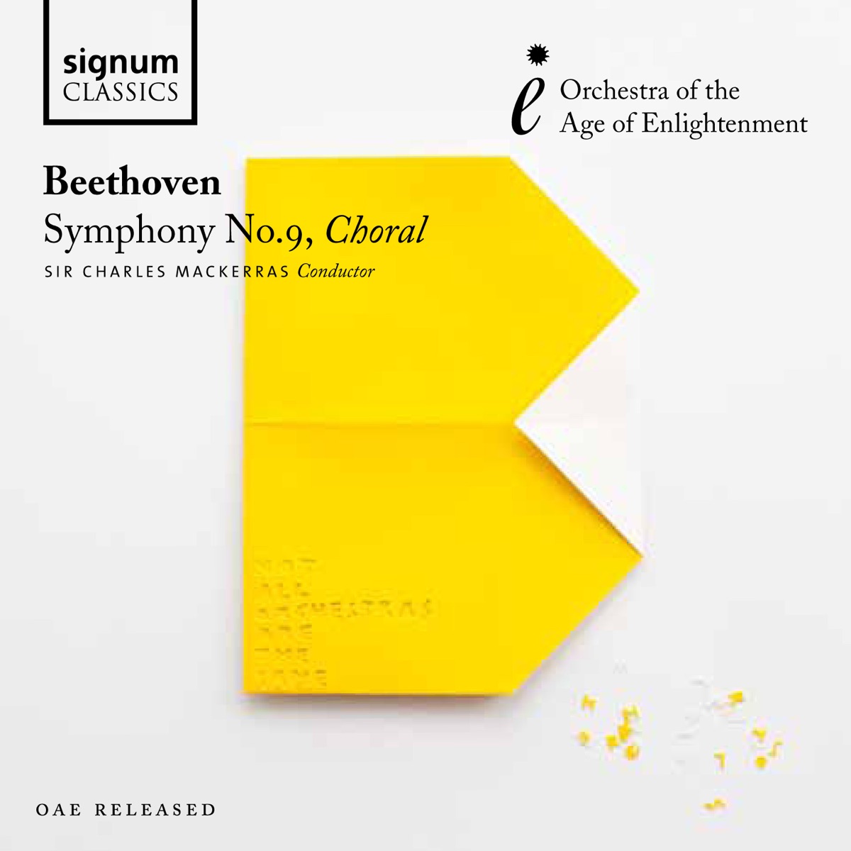 Beethoven: Symphony No.9, Choral cover art