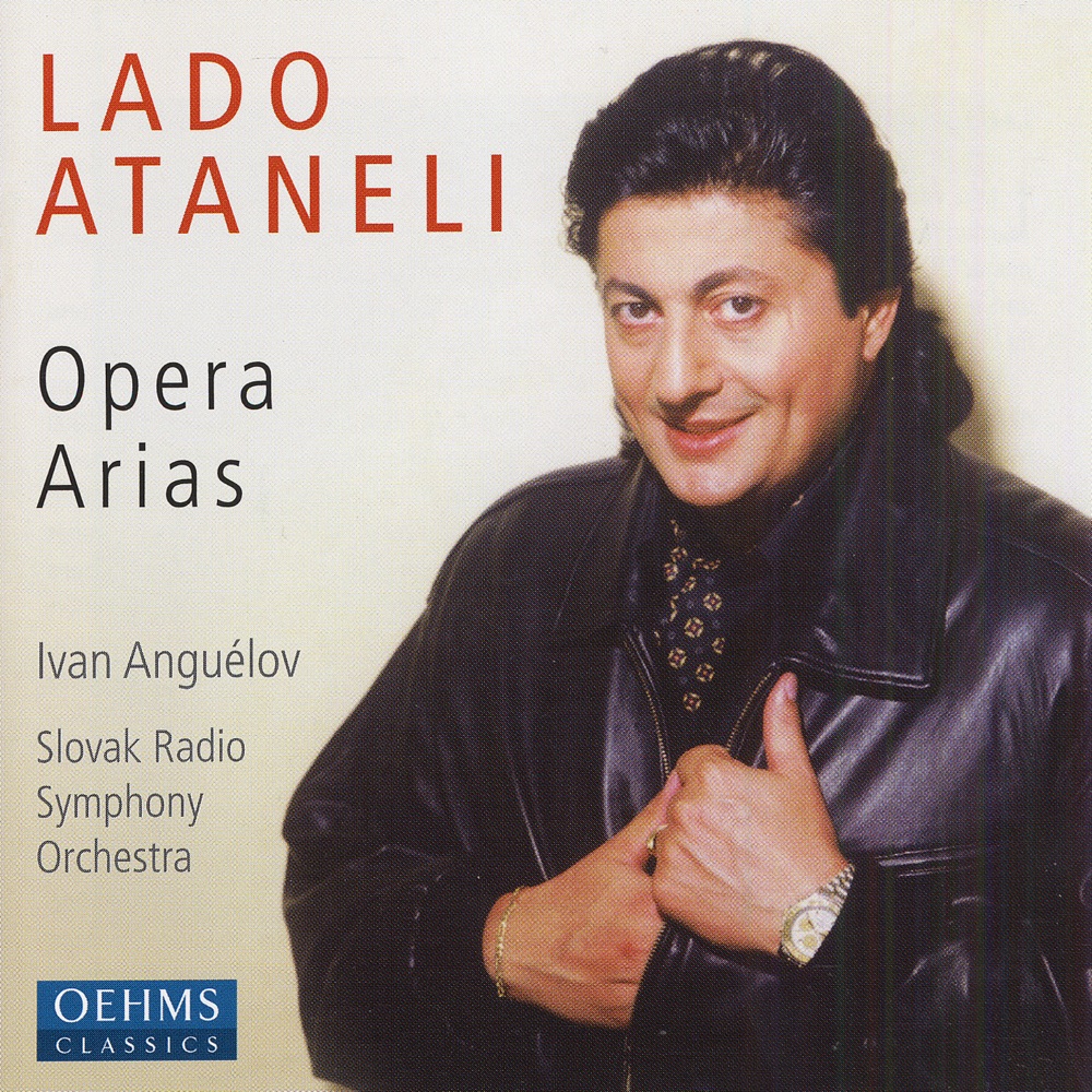 Обложка альбома «Opera Arias» — Lado Ataneli, Slovak Radio Symphony Orchestra & Ivan Anguelov