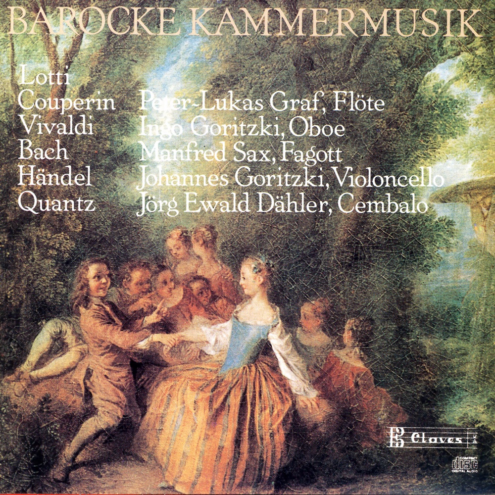 Обложка альбома «Baroque Chamber Music» — Ingo Goritzki, Johannes Goritzki, Jörg Ewald Dähler, Manfred Sax & Peter-Lukas Graf