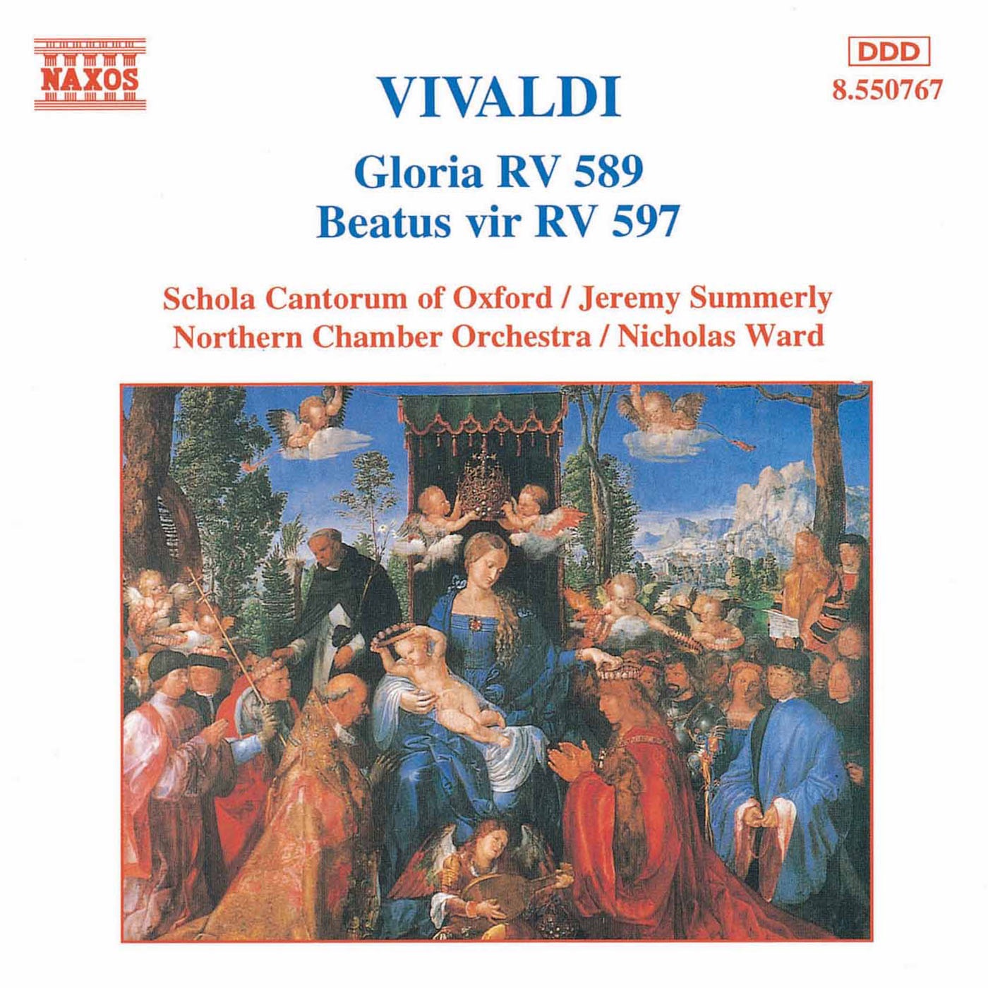 Vivaldi Antonio: Gloria/Beatus vir/Gloria Patri - Schola Cantorum of Oxford and Soloists & Northern Chamber Orchestra Jeremy Summerly & Nicolas Ward