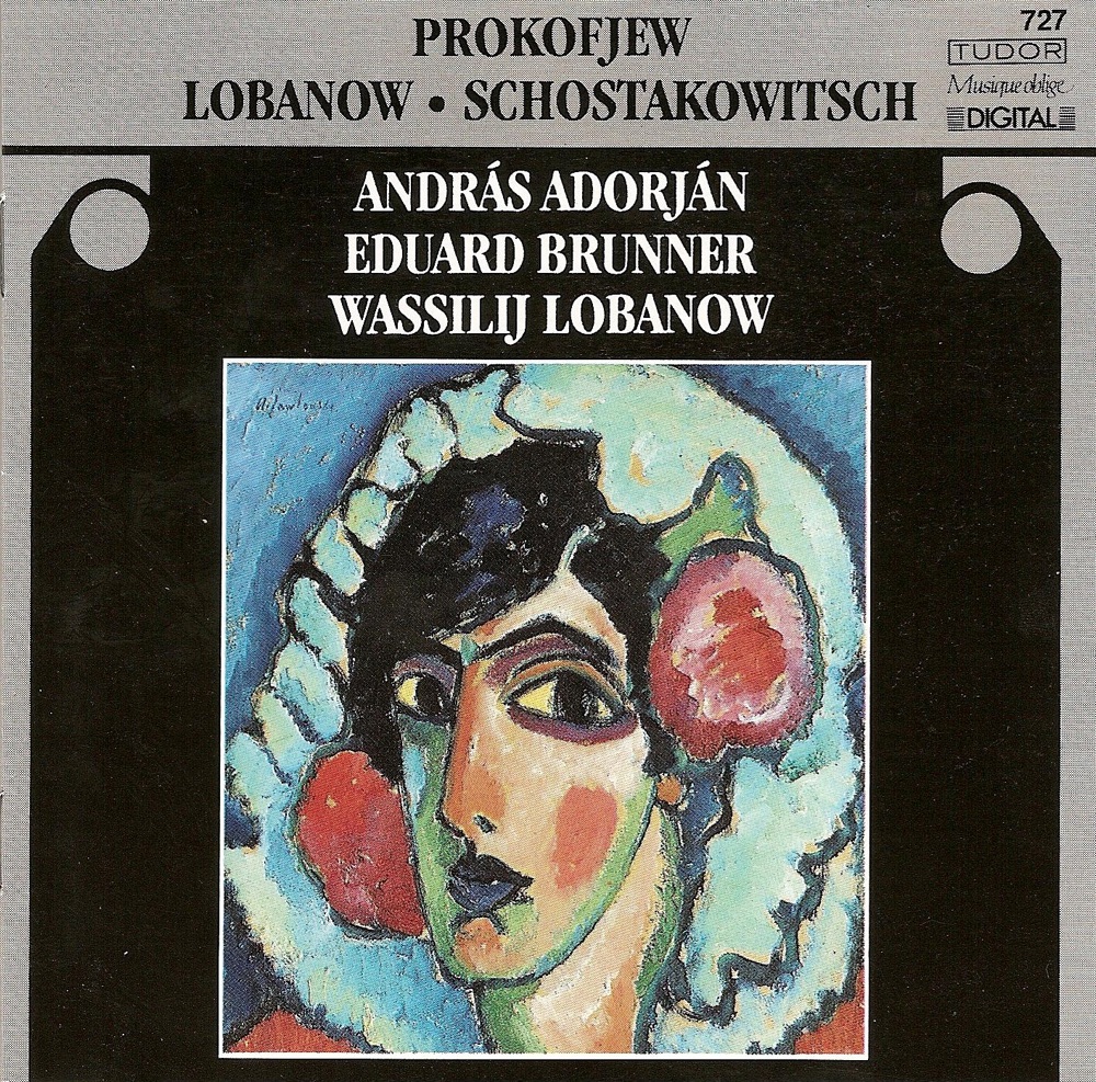 Обложка альбома «Prokofiev, S.: Flute Sonata, Op. 94 - Lobanov, V.: Clarinet Sonata, Op. 45 - Flute Sonata, Op. 38 - Shostakovich, D.: 4 Waltzes» — Vasily Lobanov, Eduard Brunner, Andras Adorjan & Robert Levin