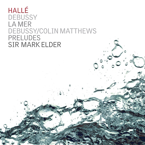 Обложка альбома «Debussy: La mer & Preludes» — Hallé & Sir Mark Elder