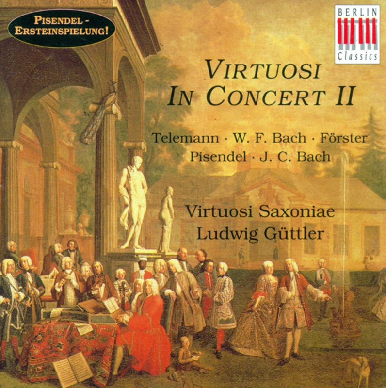 Обложка альбома «Telemann: Concerto, TWV 54:F.1 / Friedemann - Bach: Sinfonia, F. 67 / Foerster: Horn Concerto In e Flat Major» — Ludwig Guettler