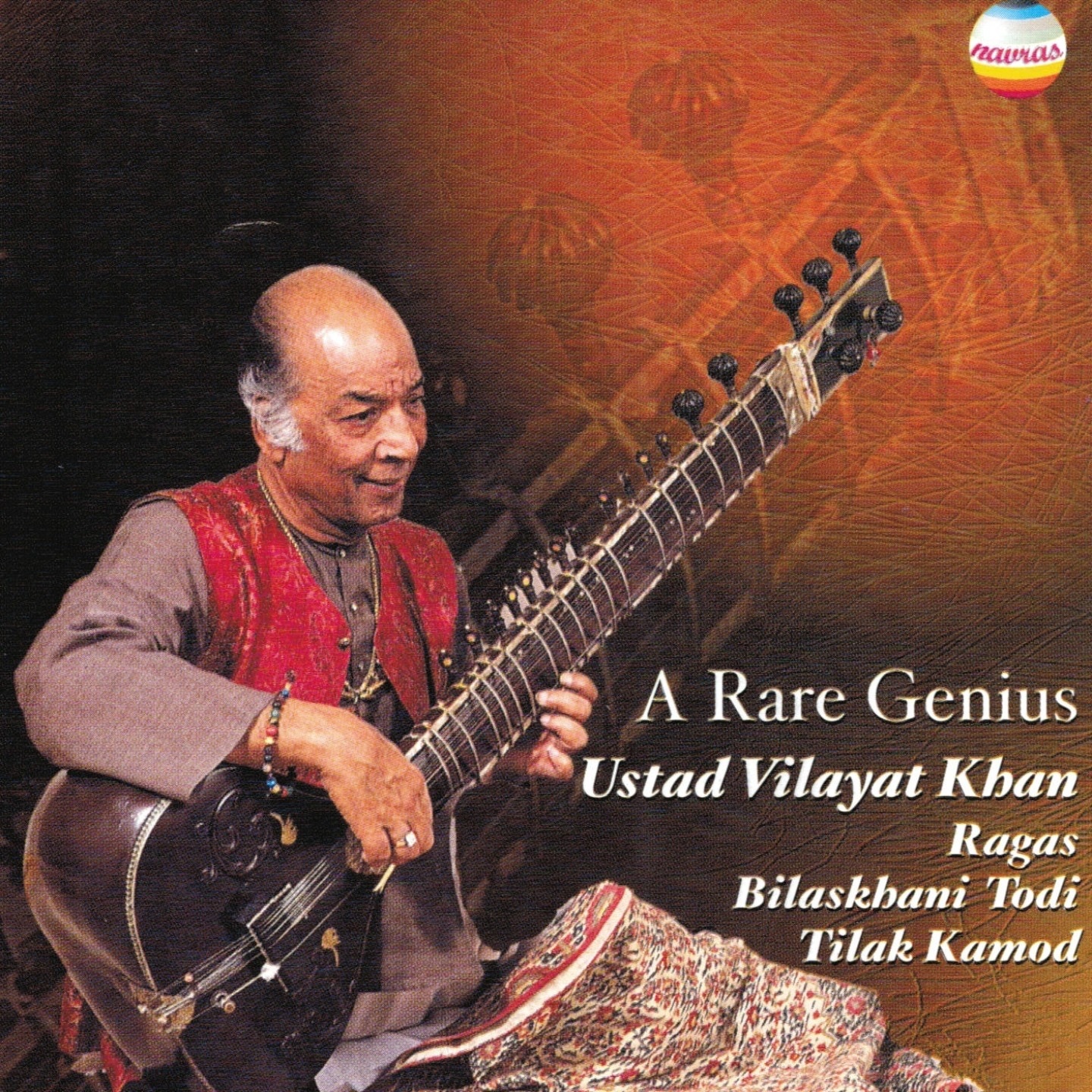 A Rare Genius by Ustad Vilayat Khan album cover