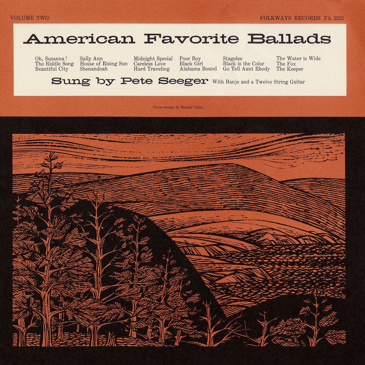 Pete Seeger – American Favorite Ballads, Vol. 2 Cover