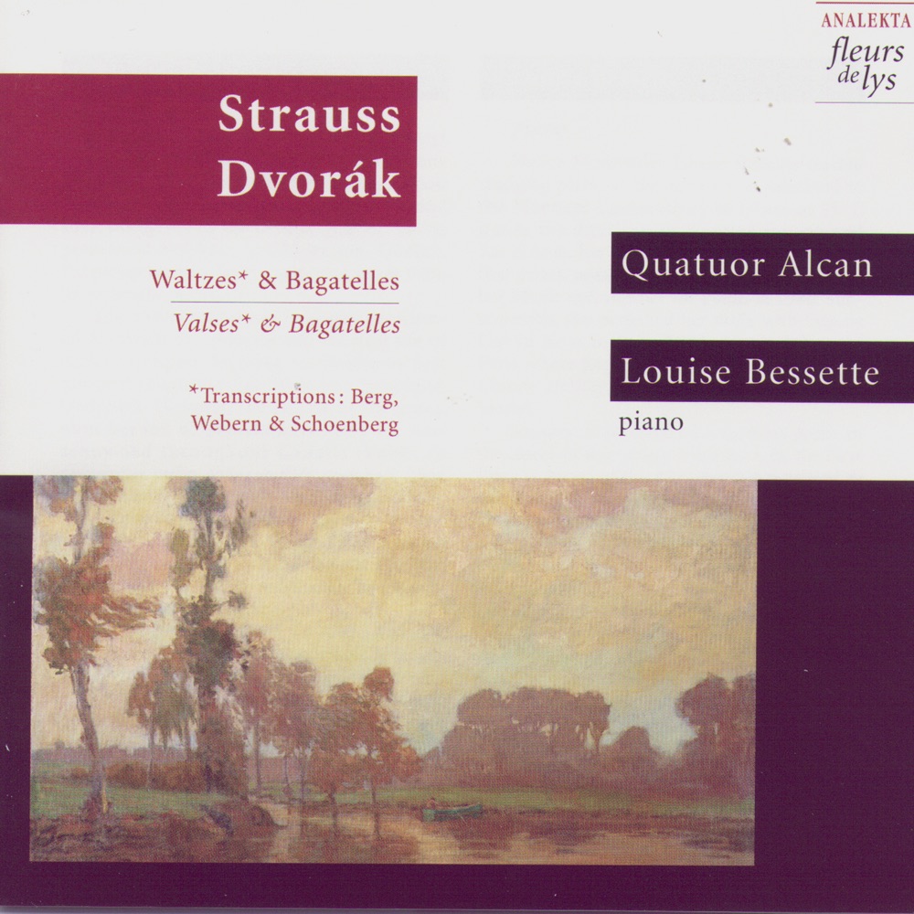Обложка альбома «Waltzes (transcriptions: Berg, Webern & Schönberg) & Bagatelles» — Louise Bessette