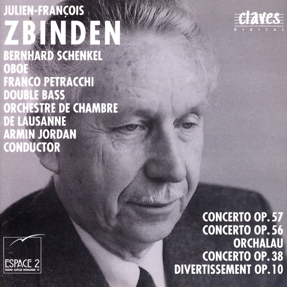 Обложка альбома «Zbinden: Concertos» — Orchestre de Chambre de Lausanne & Armin Jordan