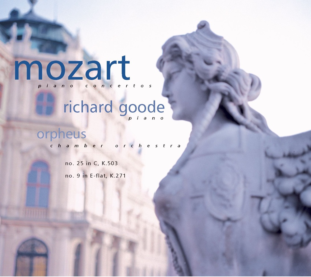 Mozart: Piano Concerto No. 25 & No. 9 by Orpheus Chamber Orchestra & Richard Goode album cover