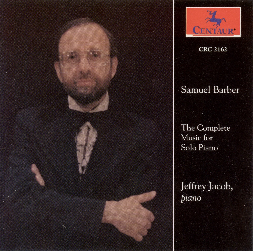 Обложка альбома «Barber, S.: Piano Music (Complete) - Excursions - Piano Sonata - Souvenirs - Nocturne - Ballade» — Jeffrey Jacob