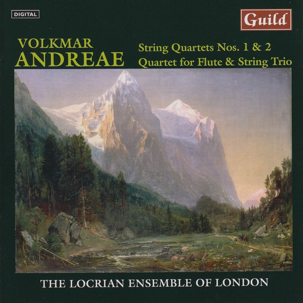 Обложка альбома «Volkmar Andreae - String Quartets» — The Locrian Ensemble Of London, Rita Manning, Philip Dukes, Justin Pearson & Warren Zielinksi
