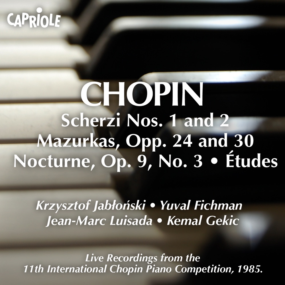 Обложка альбома «Chopin, F.: Piano Works - Scherzos Nos. 1, 2 - Mazurkas, Opp. 24 and 30» — Krzysztof Jablonski, Yuval Fichman, Jean-Marc Luisada & Kemal Gekić