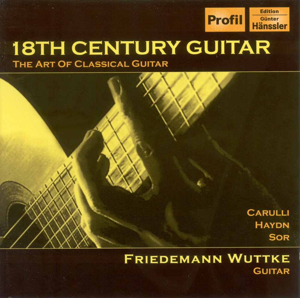 Обложка альбома «Guitar Concert: Wuttke, Friedemann – Carulli, F. - Haydn, J. - Sor, F.» — Igor Zhukov & Moscow Chamber Orchestra