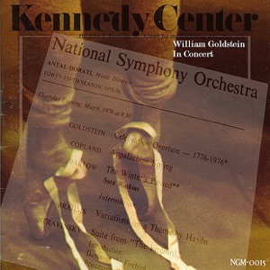 William Goldstein In Concert