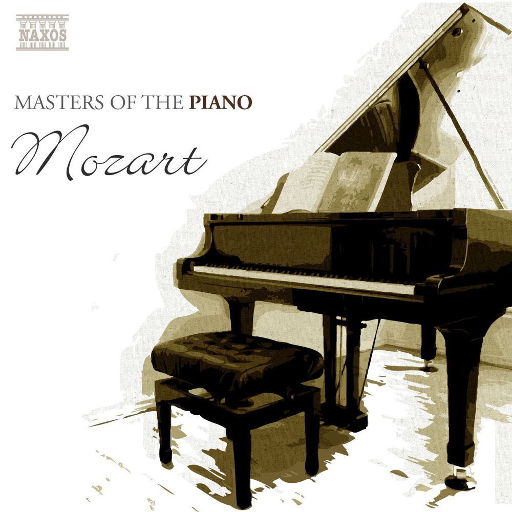 Обложка альбома «Masters of the Piano: Mozart» — Jenő Jandó, Francesco Nicolosi & Balázs Szokolay