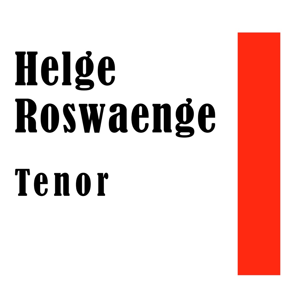 Обложка альбома «Tenor» — Helge Roswaenge