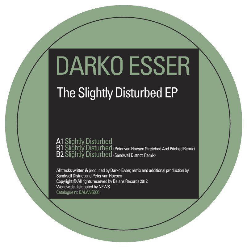 Обложка альбома «The Slightly Disturbed - EP» — Darko Esser
