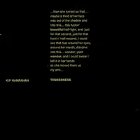 ..faith in the pants, not in the prick — Kip Hanrahan