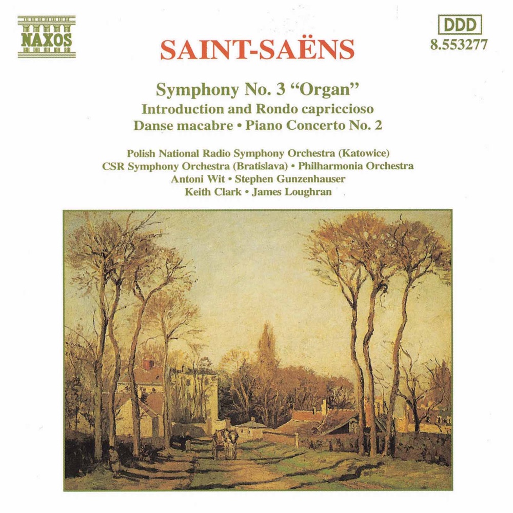 Обложка альбома «Saint-Saens: Symphony No. 3 - Piano Concerto No. 2» — Dong-Suk Kang, Slovak Radio Symphony Orchestra, İdil Biret & Imrich Szabo
