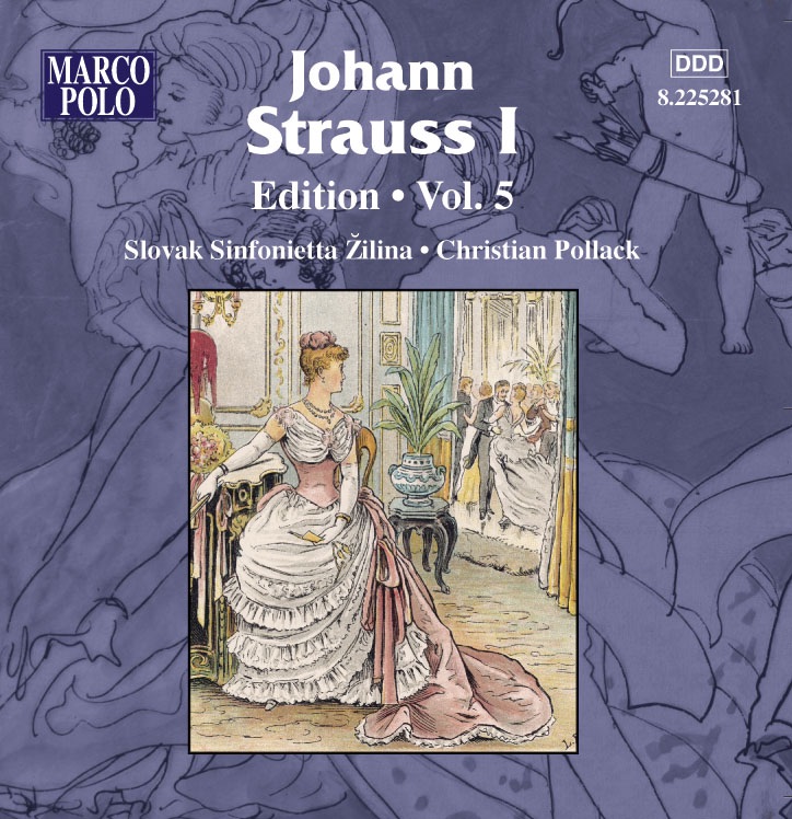 Обложка альбома «J. Strauss I Edition, Vol. 5» — Christian Pollack & Slovak Sinfonietta Zilina
