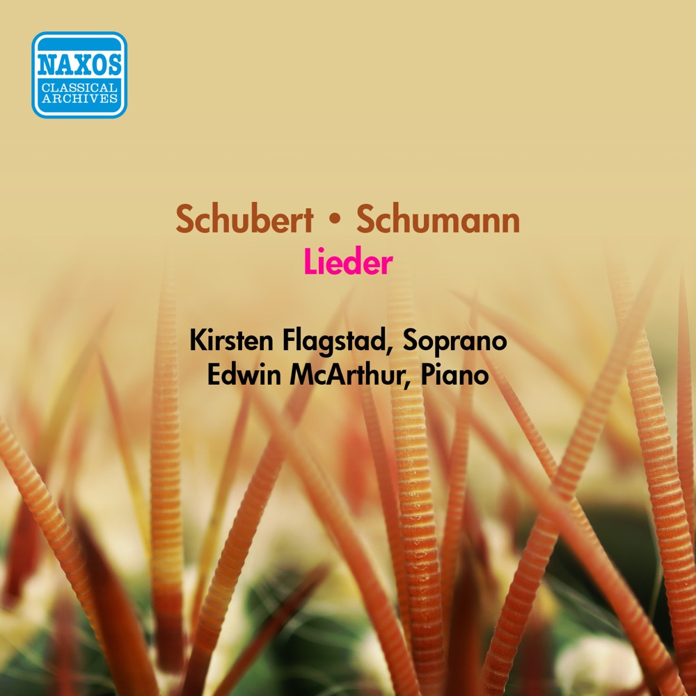 Обложка альбома «Vocal Recital: Flagstad, Kirsten - Schubert, F. - Schumann, R. (1956)» — Kirsten Flagstad & Edwin McArthur