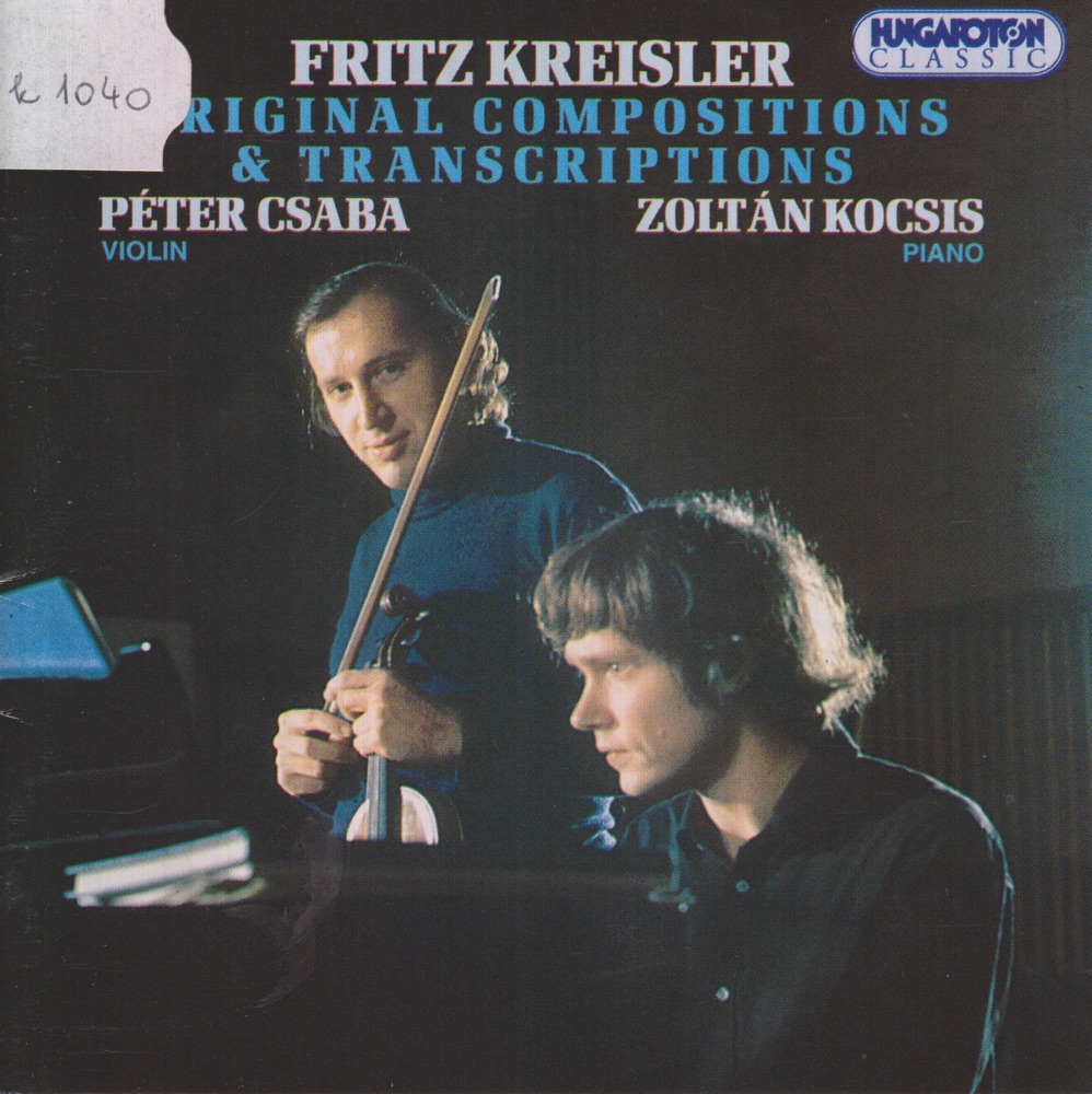 Обложка альбома «Original Compositions and Transcriptions» — Péter Csaba & Zoltán Kocsis