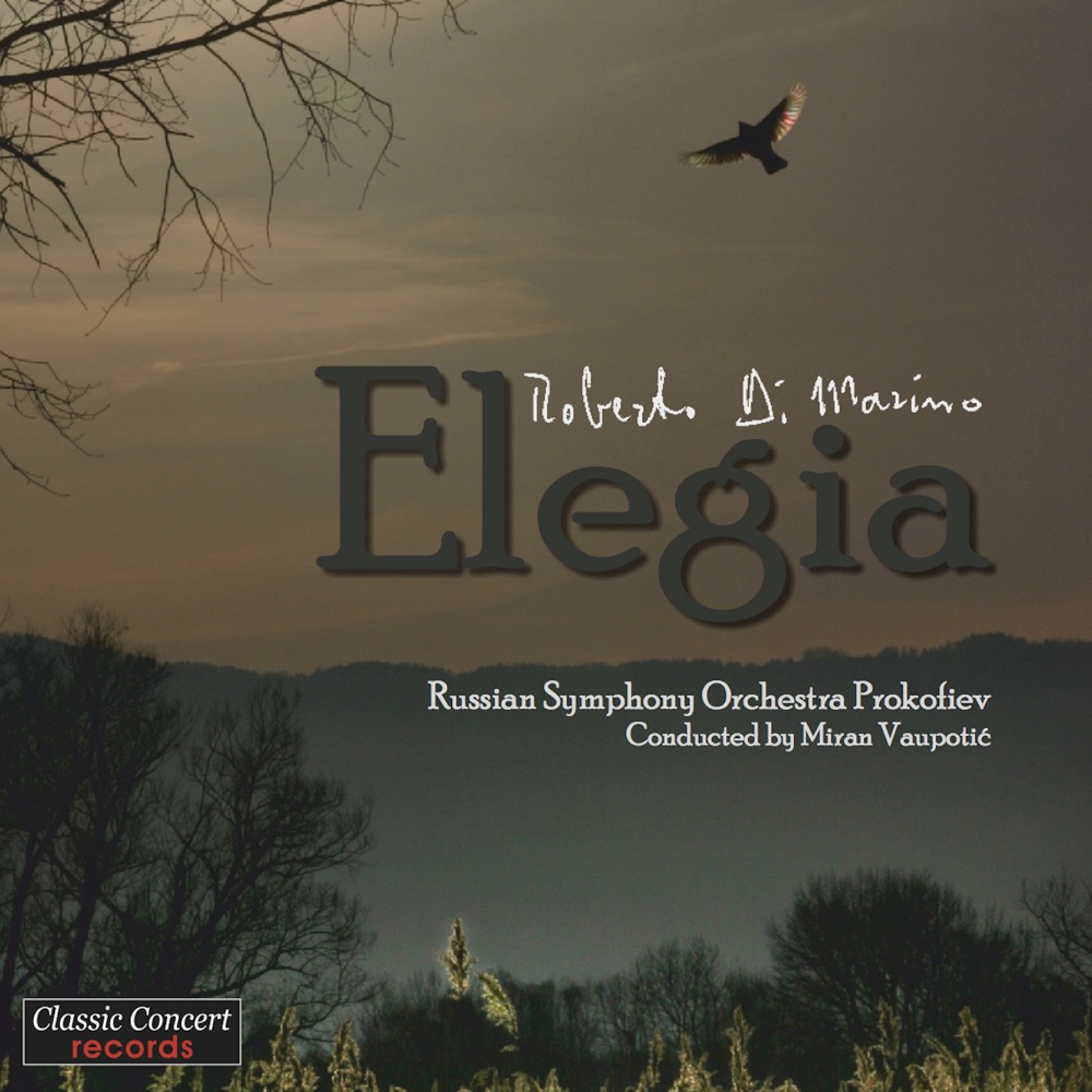 Обложка альбома «Elegia - Music by Roberto Di Marino» — Russian Symphony Orchestra Prokofiev & Miran Vaupotić