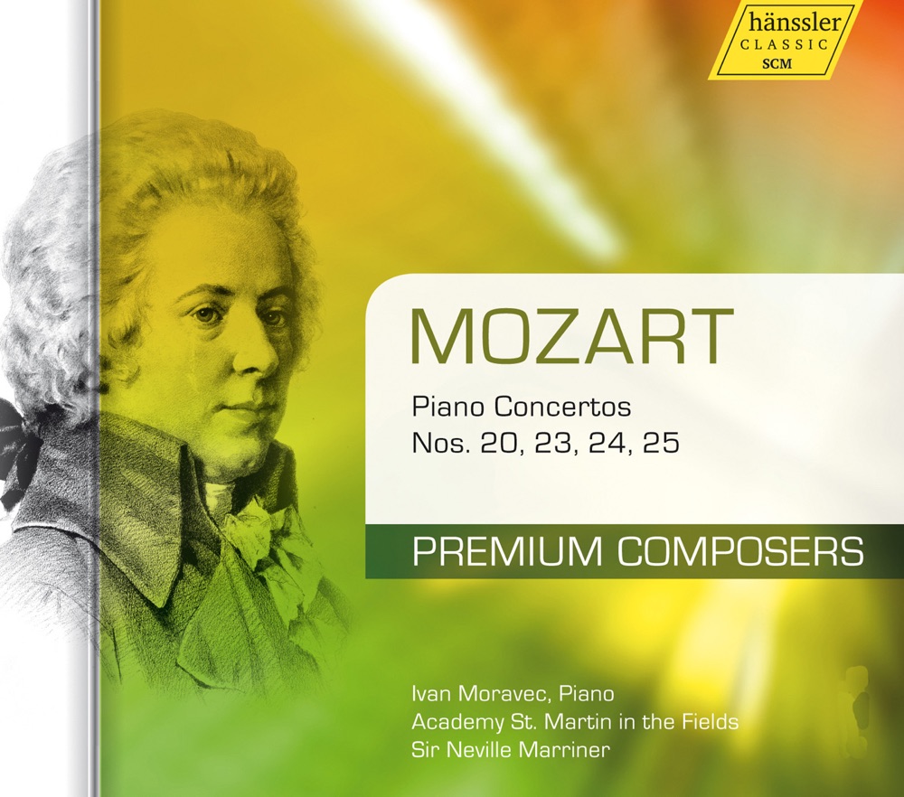 Обложка альбома «Mozart: Piano Concertos Nos. 20, 23, 24, 25» — Ivan Moravec, Sir Neville Marriner & Academy of St Martin in the Fields