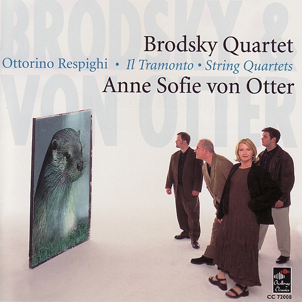 Обложка альбома «Respighi: Il Tramonto - String Quartets» — Anne Sofie von Otter & Brodsky Quartet