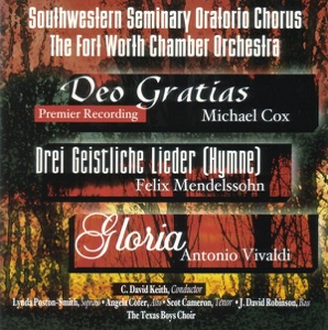 Deo Gratias, Drei Geistliche Lieder, Gloria