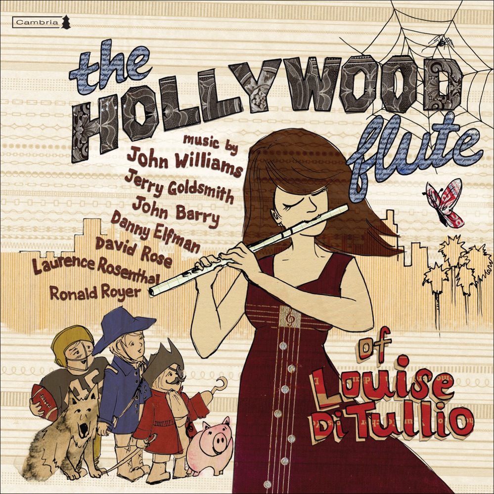 Обложка альбома «The Hollywood Flute» — Louise DiTullio, Ronald Royer & Sinfonia Toronto