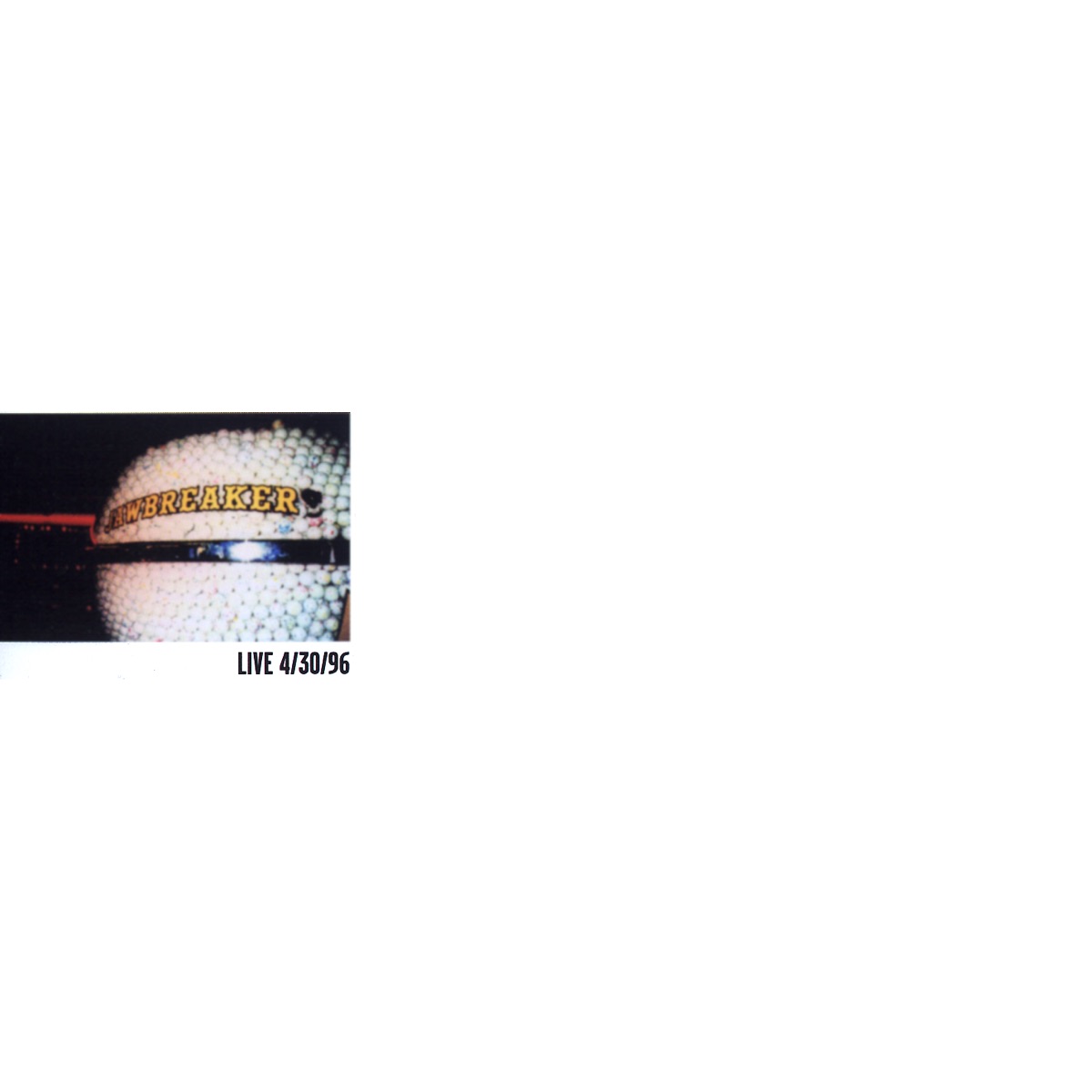 Live 4/30/96 cover art