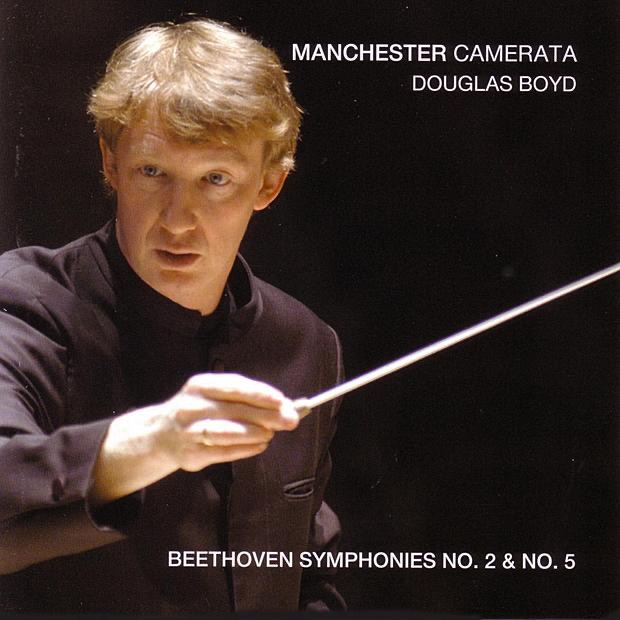 Обложка альбома «Beethoven: Symphony No. 2 and Symphony No. 5» — Douglas Boyd & Manchester Camerata