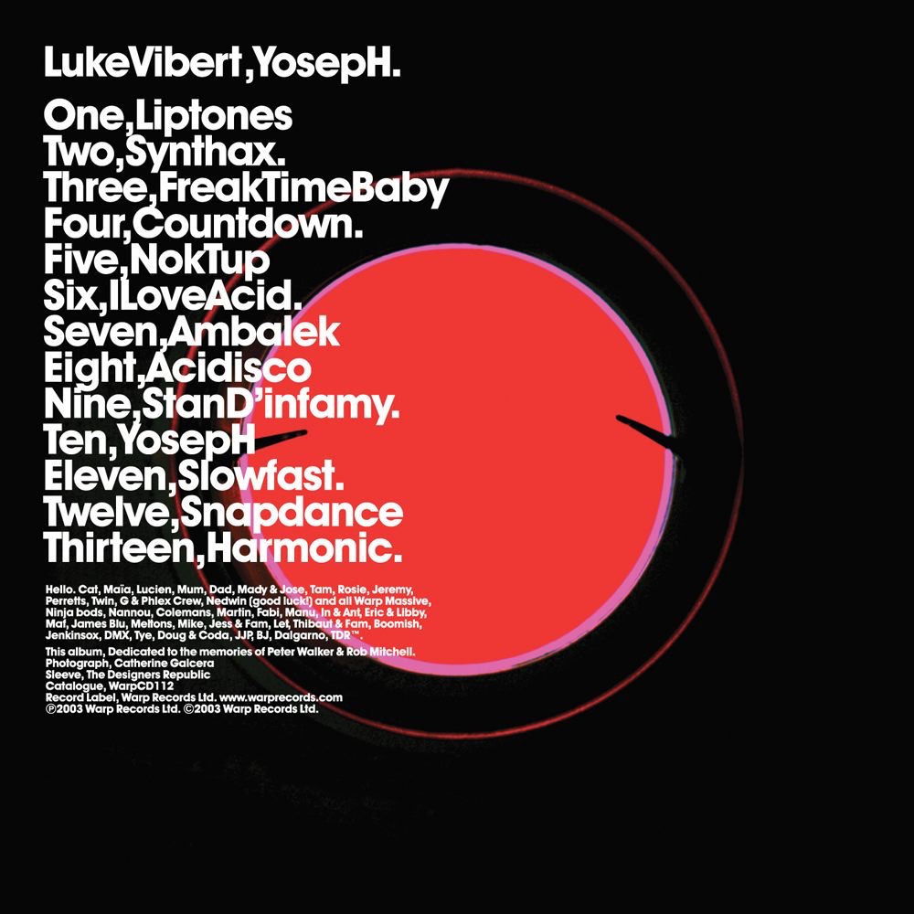 Обложка альбома «YosepH» — Luke Vibert