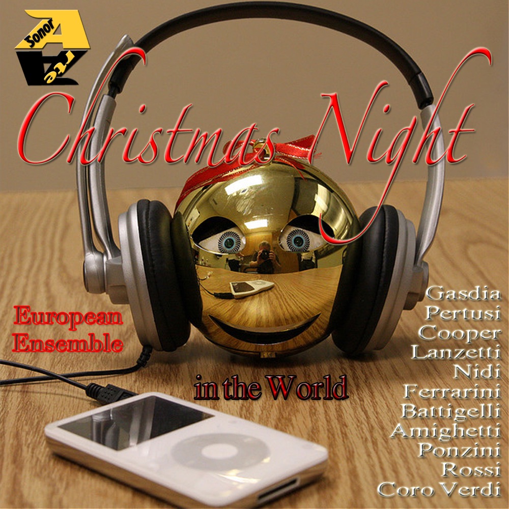 Обложка альбома «Christmas Night in the World» — Cecilia Gasdia, Michele Pertusi, Bernardo Lanzetti, Mia Cooper, Claudio Ferrarini, Emanuela Battigelli, Giovanni Amighetti, Alessandro Nidi & Accademia Farnese