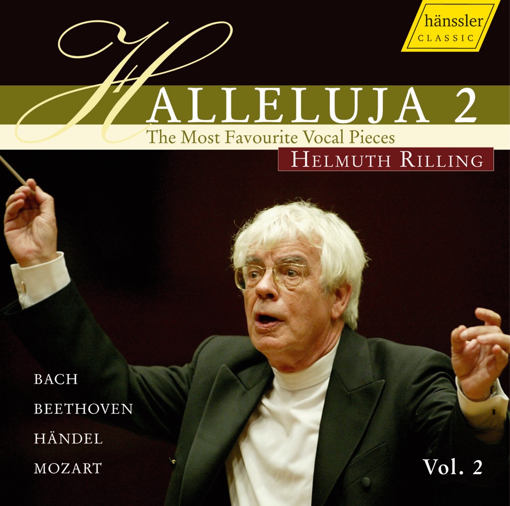Обложка альбома «Halleluja 2» — Christoph Genz, Andreas Schmidt, Sibylla Rubens, Yvonne Naef, Gächinger Kantorei Stuttgart, Helmuth Rilling, Stuttgart Bach Collegium, Oregon Bach Festival Choir, Oregon Bach Festival Orchestra, Marcus Ullmann, Klaus Häger, Donna Brown, Claudia Schubert, Arleen Auger, Gabriele Schreckenbach, Philippe Huttenlocher, Lutz-Michael Harder, Württemberg Chamber Orchestra Heilbronn, Franz-Josef Selig, Marlis Petersen, Lothar Odinius, Anke Vondung, Stella Doufexis, Christian Gerhaher, Letizia Scherrer, Katalin Halmai, Daniela Sindram, Diana Damrau, Juliane Banse, Markus Marquardt, Christiane Oelze, Birgit Remmert, Bach Collegium Berlin, Roxana Constantinescu, Maximilian Schmitt, Michael Nagy, Ingeborg Danz, Scot Weir, Michael Volle, Monica Groop, James Taylor, Michael Schade, Thomas Quasthoff, Matthias Goerne, Christine Schafer & Gilles Cachemaille