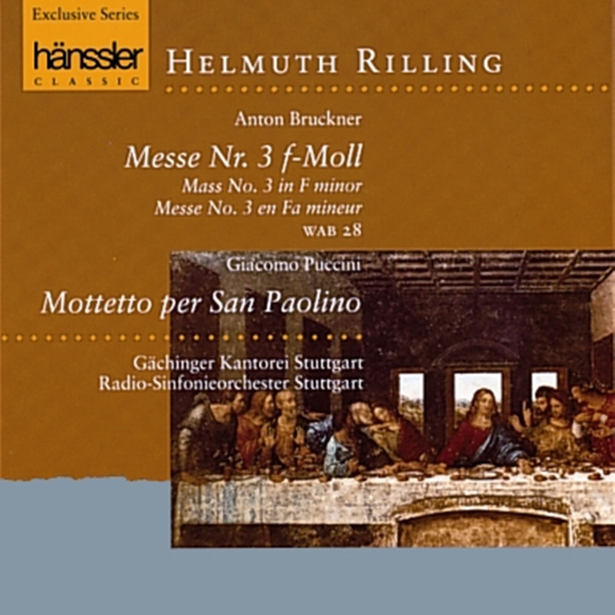 Bruckner: Mass No. 3 in F Minor, Wab 28 - Puccini: Mottetto Per San Paolino cover art