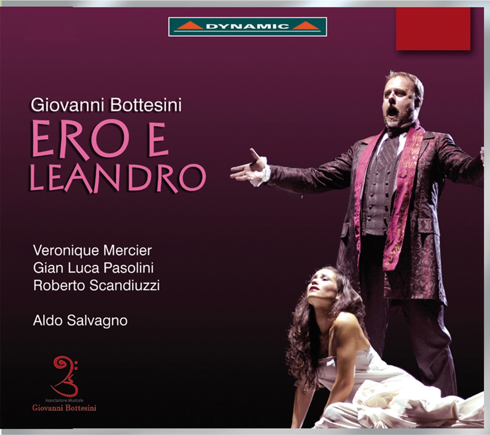 Обложка альбома «Bottesini: Ero e Leandro» — Roberto Scandiuzzi, Piedmont Philharmonic Orchestra, Veronique Mercier, Gian Luca Pasolini, Aldo Salvagno & Monteverdi Choir