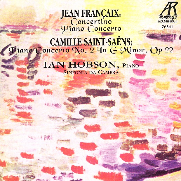 Jean Francaix & Camille Saint-Saens cover art